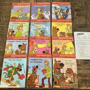 Scholastic Scooby-Doo Phonics Book Set Lot of 12 Books
